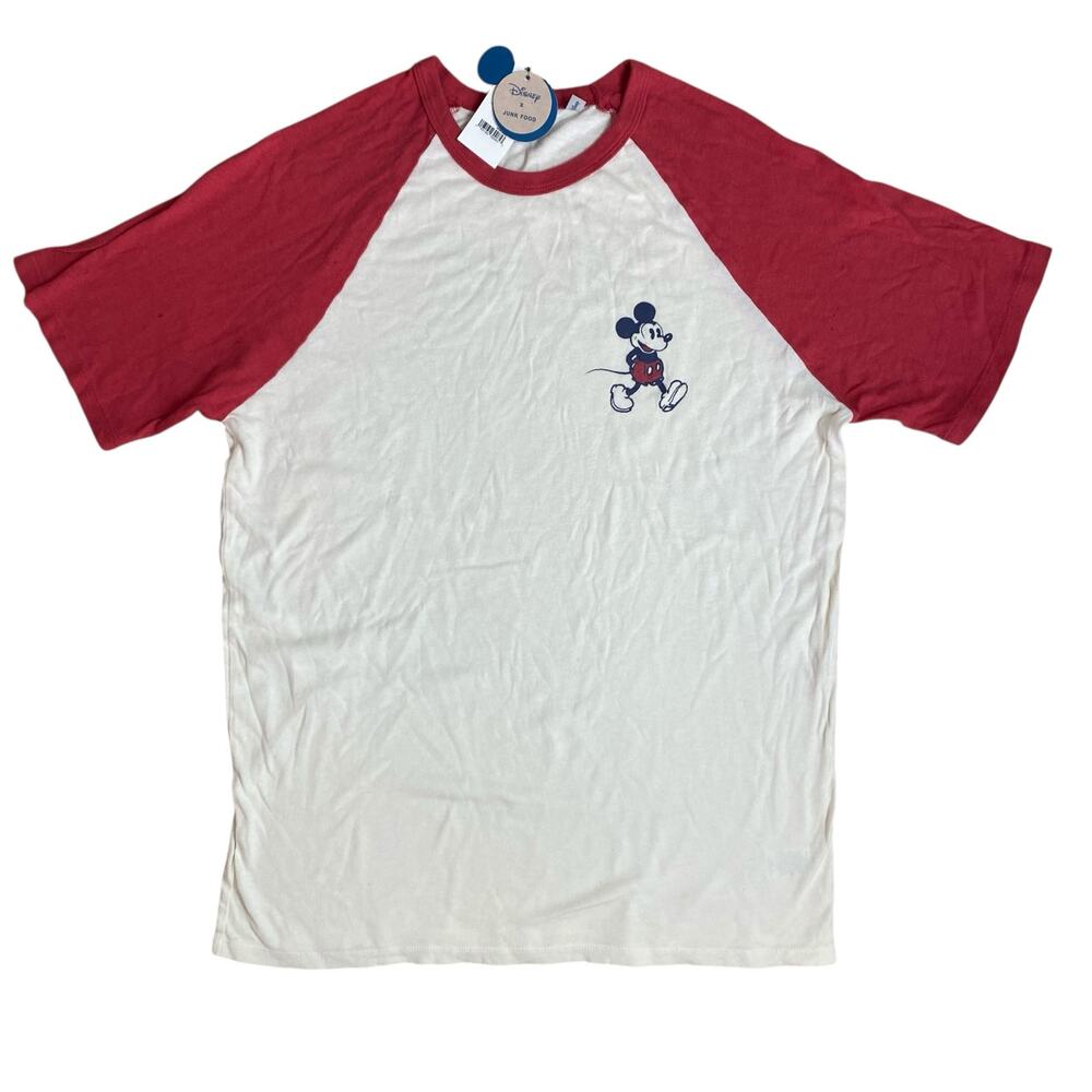 Mickey Mouse Disney Junk Food Shirt NWT New with Tags Medium